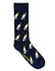 Cricket Bats Navy Patterned Socks | Lafitte | Socks For Him & For Her | Thirty 16 Williamstown