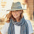 Croydon Fedora Wool Felt Hat - Stone | Canopy Bay By Deborah Hutton | Winter Hats | Thirty 16 Williamstown