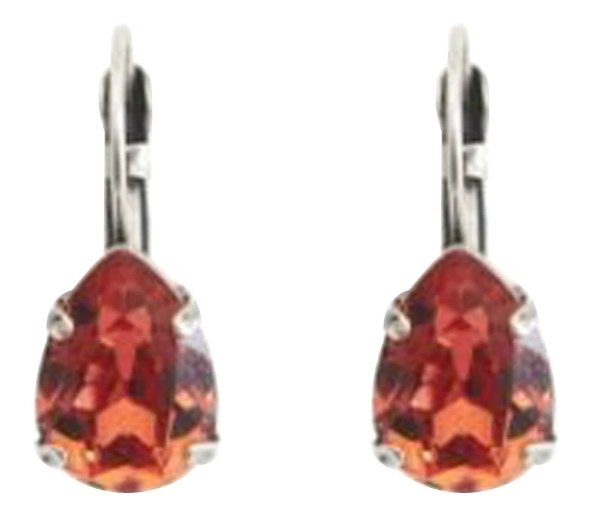 Crystal Drop Earrings - Adele Padparadscha | French Attic | Jewellery | Thirty 16 Williamstown