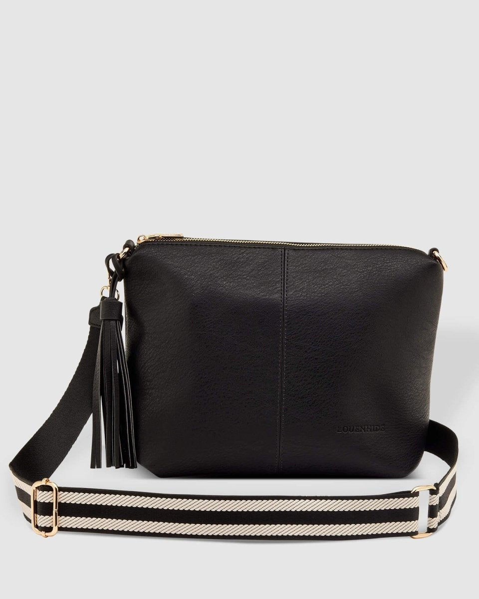 Daisy Crossbody Bag - Black Stripe | Louenhide | Women's Accessories | Thirty 16 Williamstown