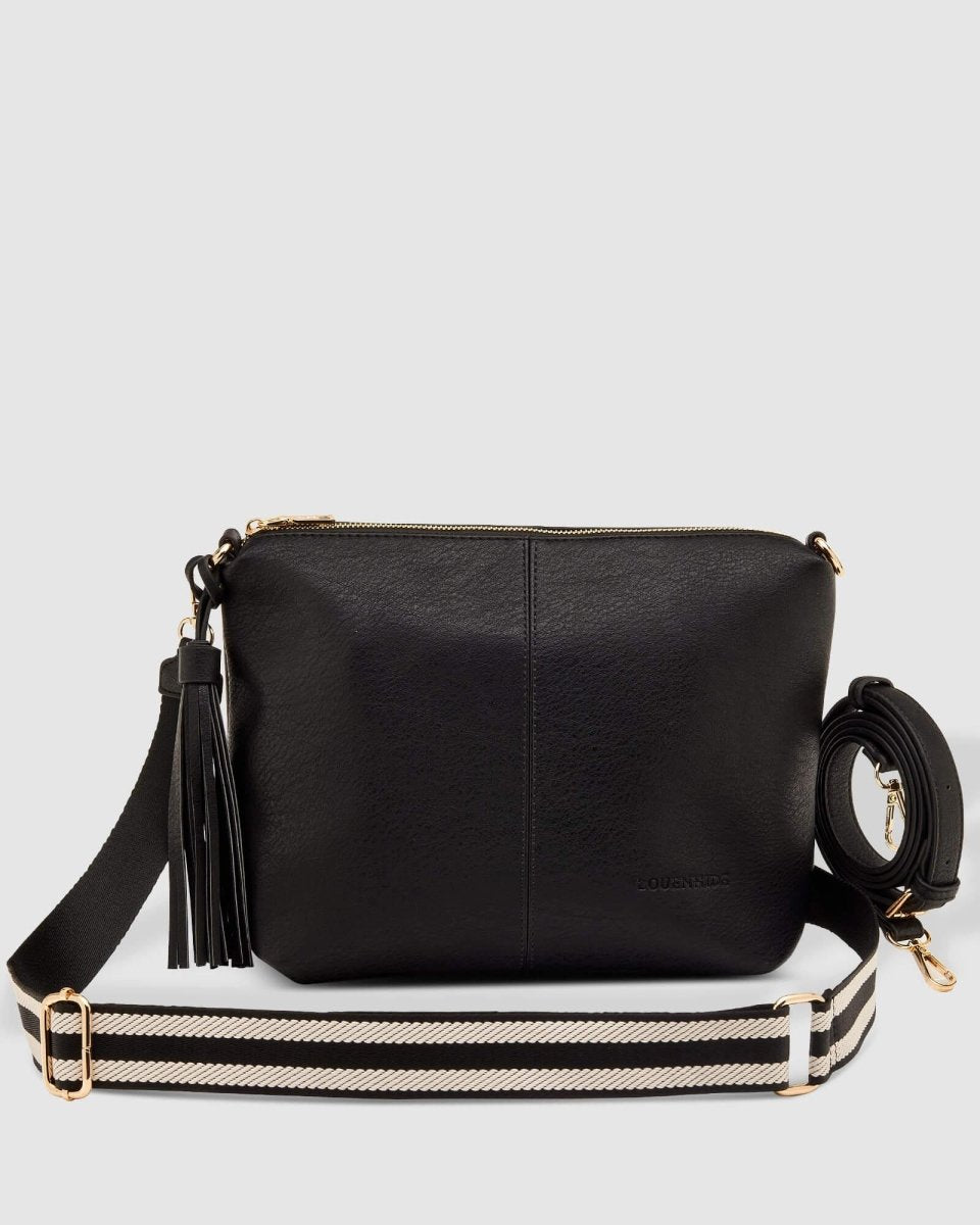 Daisy Crossbody Bag - Black Stripe | Louenhide | Women's Accessories | Thirty 16 Williamstown