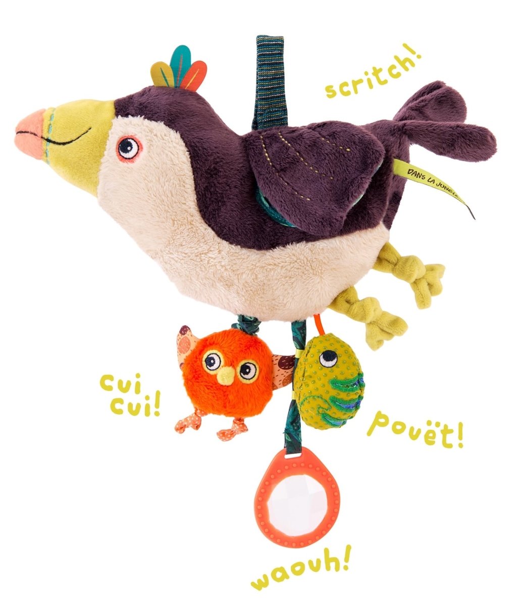 Dans la Jungle Hanging Paloma Activity Bird | Moulin Roty | Toys | Thirty 16 Williamstown
