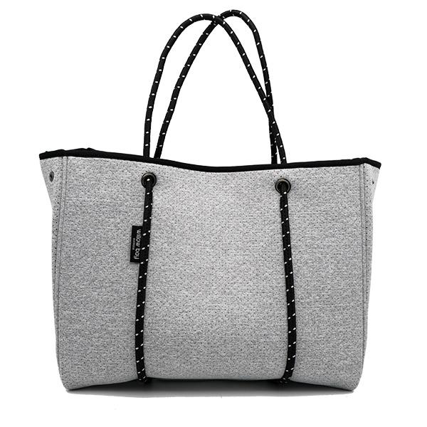 Daydreamer Neoprene Tote with Closure - Light Marle | Willow Bay Australia | Women&#39;s Accessories | Thirty 16 Williamstown