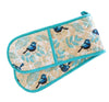 Double Oven Glove - Blue Wren | All Gifts Australia | Aprons, Mitts &amp; Tea Towels | Thirty 16 Williamstown