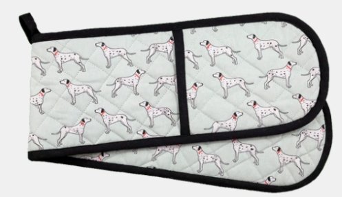 Double Oven Glove - Dalmatians | All Gifts Australia | Aprons, Mitts &amp; Tea Towels | Thirty 16 Williamstown