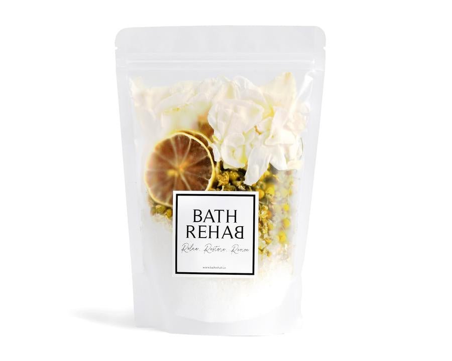 Dr Mindful Lemon &amp; Chamomile Bath Salts | Bath Rehab | Body Care | Thirty 16 Williamstown