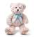 Eddie the Bear Soft Toy with Blue Bow | Petite Vous | Toys | Thirty 16 Williamstown