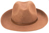 Felt Fedora Hat Leather Strap - Camel | Travaux En Cours | Hats, Scarves &amp; Gloves | Thirty 16 Williamstown