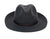 Felt Fedora Hat Leather Strap - Charcoal | Travaux En Cours | Hats, Scarves & Gloves | Thirty 16 Williamstown