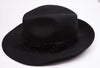 Felt Fedora Mohair Ribbon Hat - Black | Travaux En Cours | Hats, Scarves &amp; Gloves | Thirty 16 Williamstown