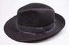 Felt Fedora Mohair Ribbon Hat - Charcoal | Travaux En Cours | Hats, Scarves &amp; Gloves | Thirty 16 Williamstown