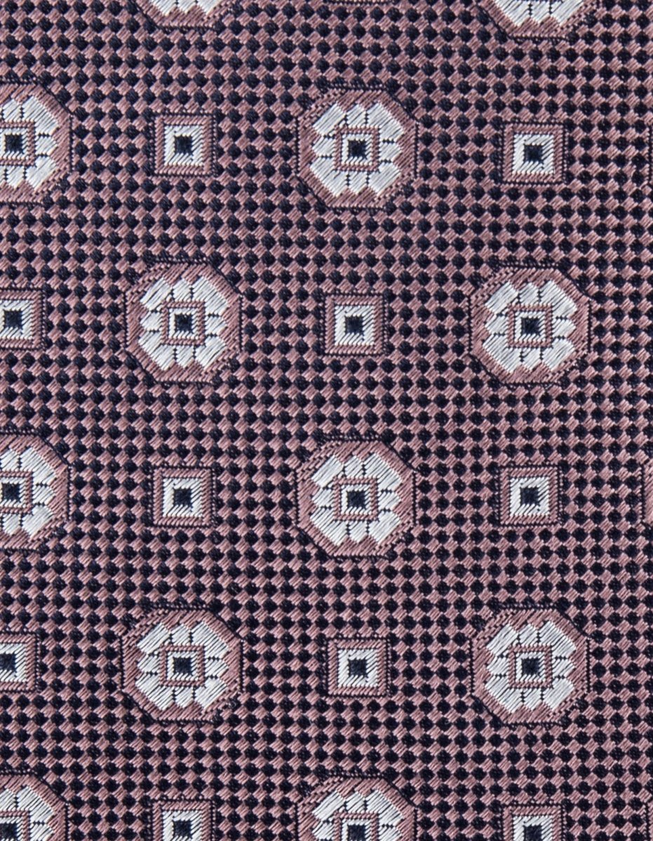 Floral Silk Tie - Pink | Abelard | Men's Accessories | Thirty 16 Williamstown