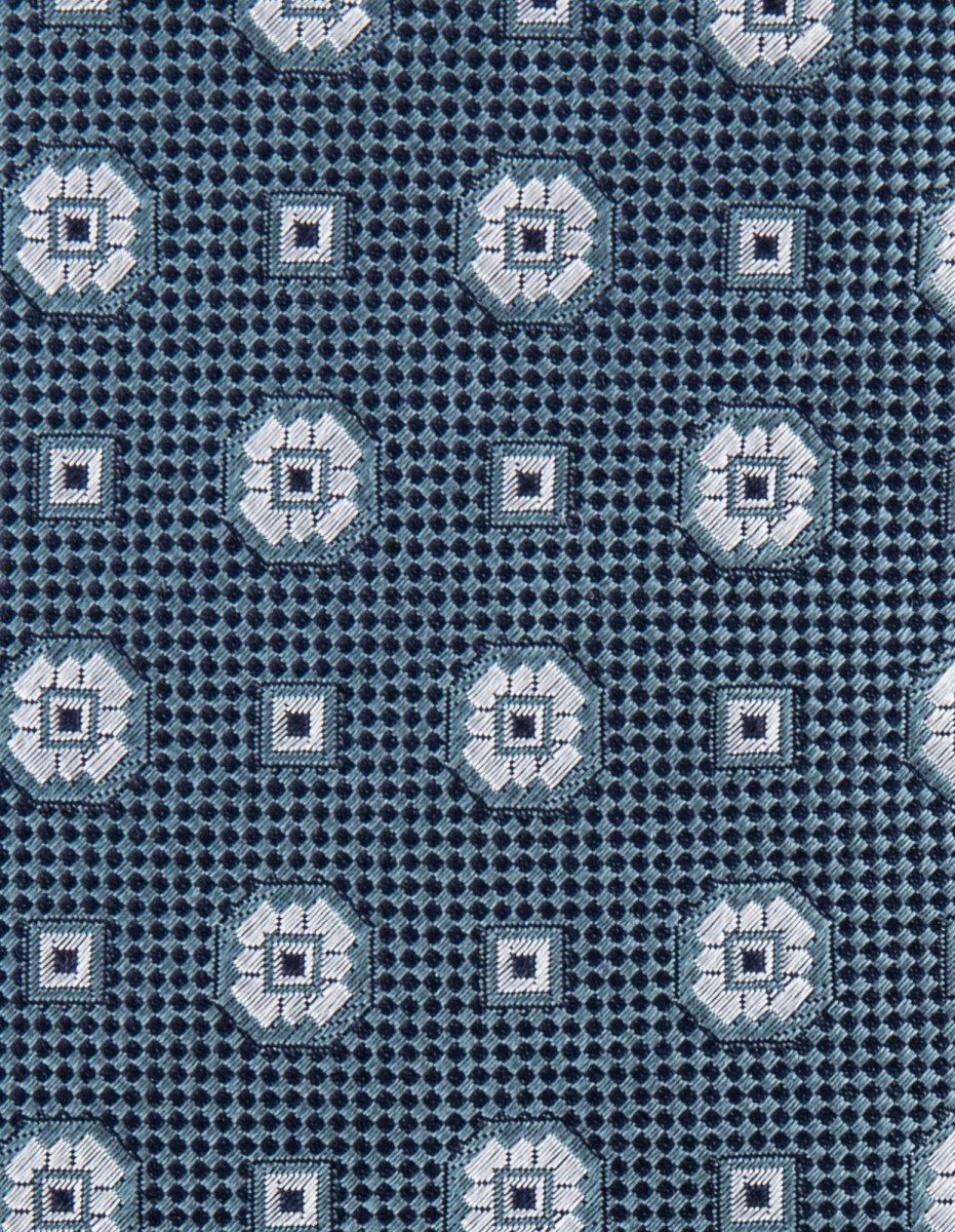 Floral Silk Tie - Teal | Abelard | Men's Accessories | Thirty 16 Williamstown