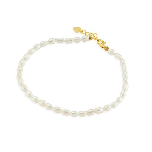 Freshwater Rice Pearl Bracelet - Gold | DPI Jewellery | Jewellery | Thirty 16 Williamstown