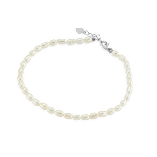 Freshwater Rice Pearl Bracelet - Silver | DPI Jewellery | Jewellery | Thirty 16 Williamstown