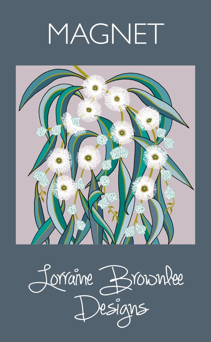 Fridge Magnet - Blue Gum | Lorraine Brownlee Designs | Kitchen Accessories | Thirty 16 Williamstown