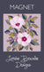 Fridge Magnet - Sturt's Dessert Rose | Lorraine Brownlee Designs | Kitchen Accessories | Thirty 16 Williamstown