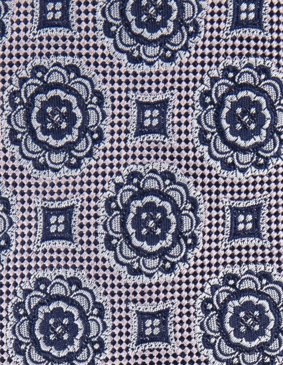 Geo Silk Tie - Blue | Abelard | Men's Accessories | Thirty 16 Williamstown