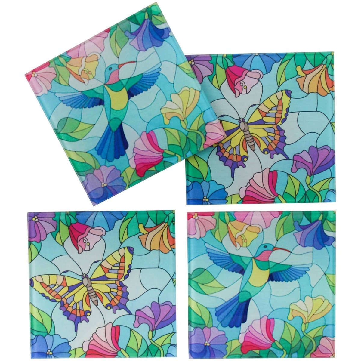 Glass Coasters - Stained Glass | LaVida | Kitchen Accessories | Thirty 16 Williamstown