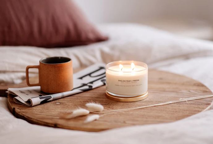 Gold Lid Soy Candle - English Pear + Freesia | Meeraboo | Home Fragrances | Thirty 16 Williamstown