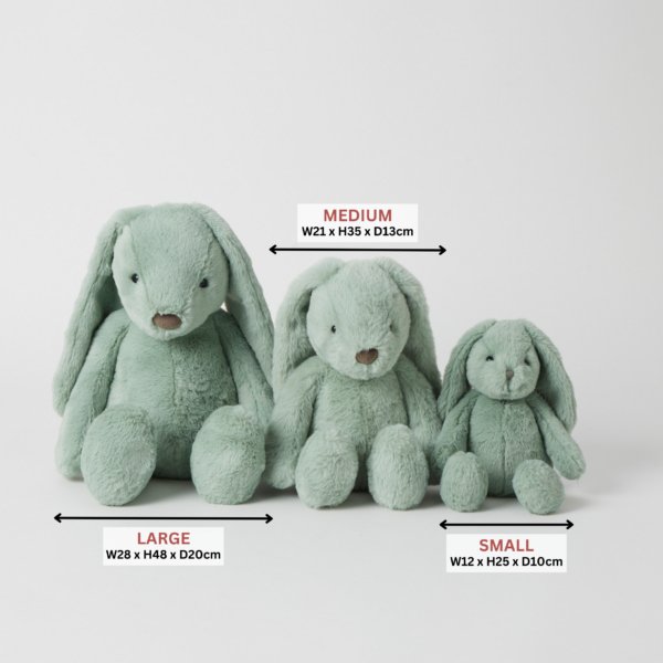 Green Bunny Small | Jiggle &amp; Giggle | Toys | Thirty 16 Williamstown