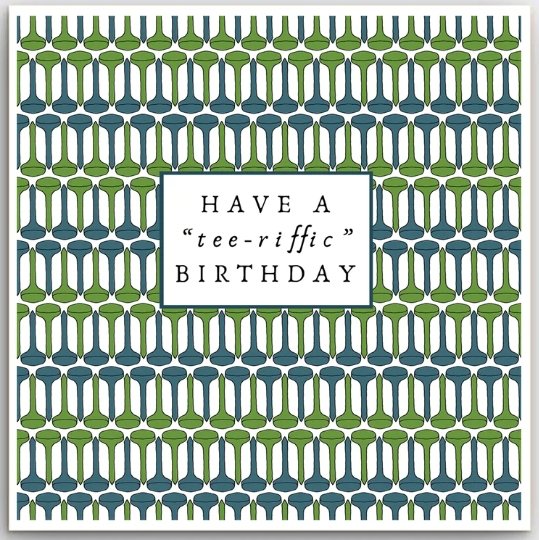 Greeting Card - Birthday Tee-riffic | Basically Paper | Greeting Cards | Thirty 16 Williamstown