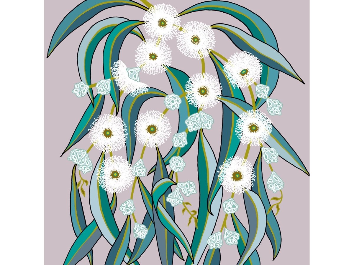 Greeting Card - Blue Gum | Lorraine Brownlee Designs | Greeting Cards | Thirty 16 Williamstown