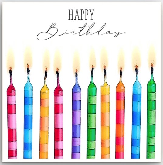 Greeting Card - Candles | Basically Paper | Greeting Cards | Thirty 16 Williamstown