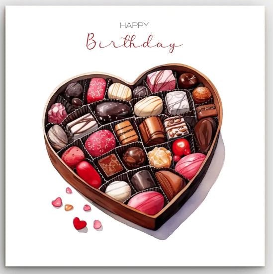 Greeting Card - Chocolate Box 2 | Basically Paper | Greeting Cards | Thirty 16 Williamstown