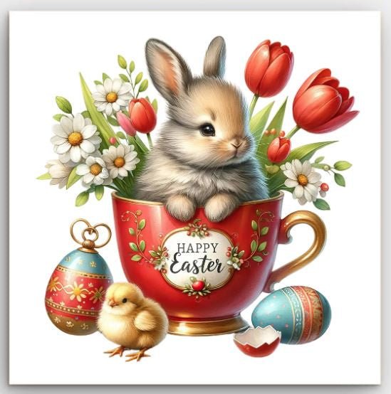 Greeting Card - Easter Cup | Basically Paper | Greeting Cards | Thirty 16 Williamstown