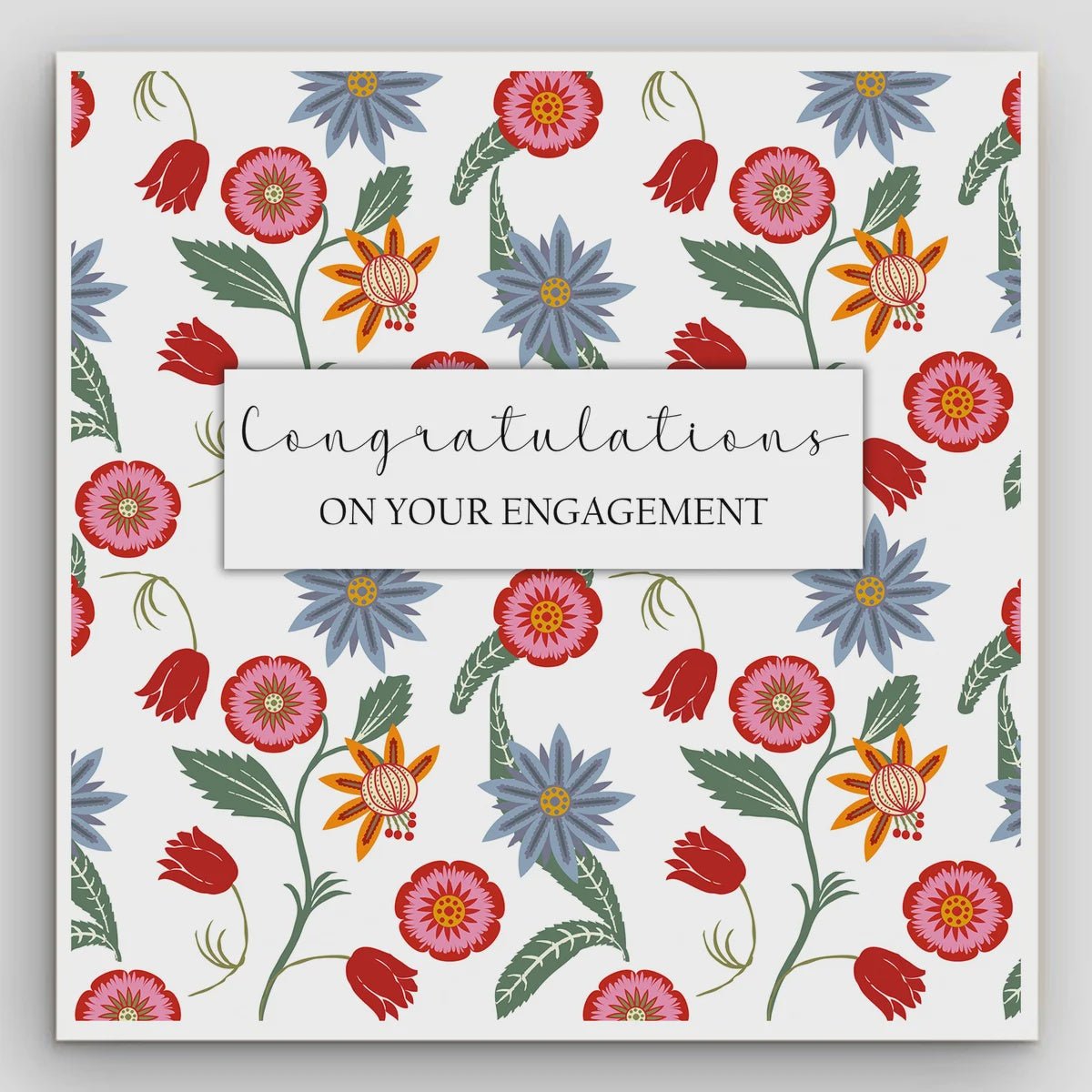 Greeting Card - Floral Engagement | Basically Paper | Greeting Cards | Thirty 16 Williamstown