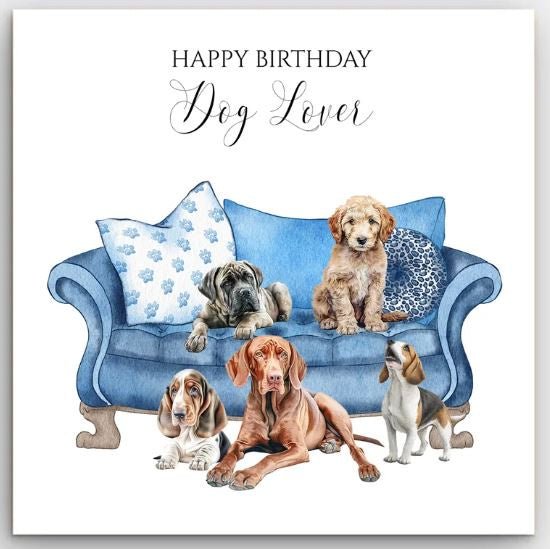 Greeting Card - Happy Birthday Dog Lover | Basically Paper | Greeting Cards | Thirty 16 Williamstown
