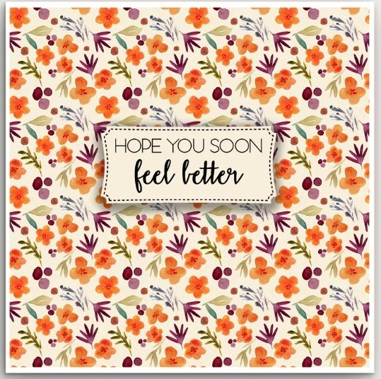 Greeting Card - Orange Flowers | Basically Paper | Greeting Cards | Thirty 16 Williamstown