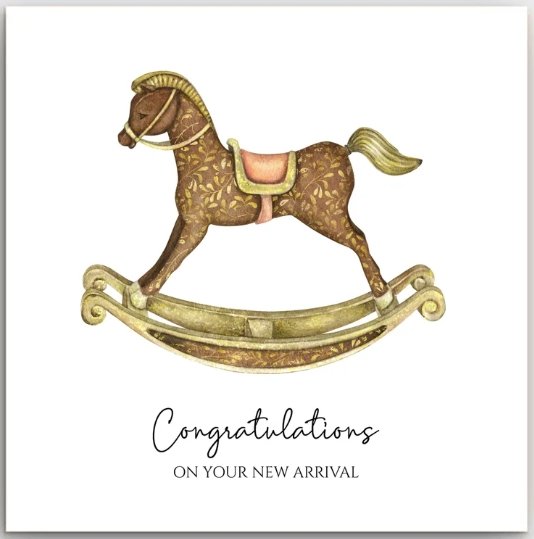 Greeting Card - Rocking Horse | Basically Paper | Greeting Cards | Thirty 16 Williamstown