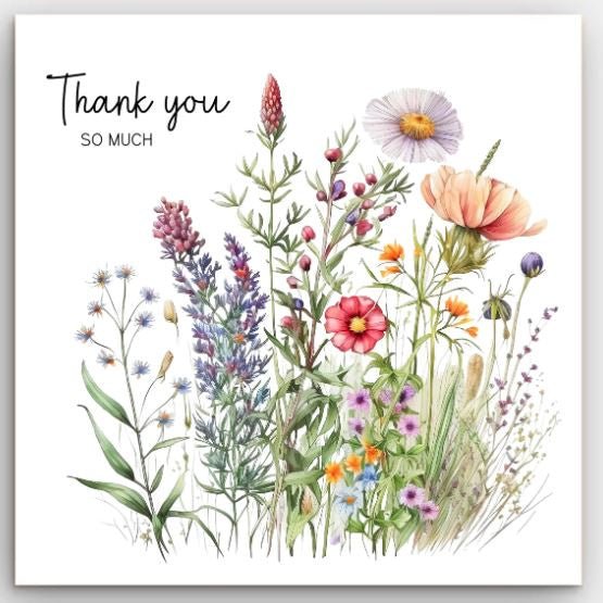 Greeting Card - Thank You | Basically Paper | Greeting Cards | Thirty 16 Williamstown