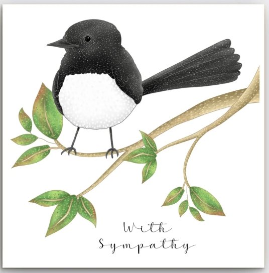 Greeting Card - Willie Wagtail | Basically Paper | Greeting Cards | Thirty 16 Williamstown