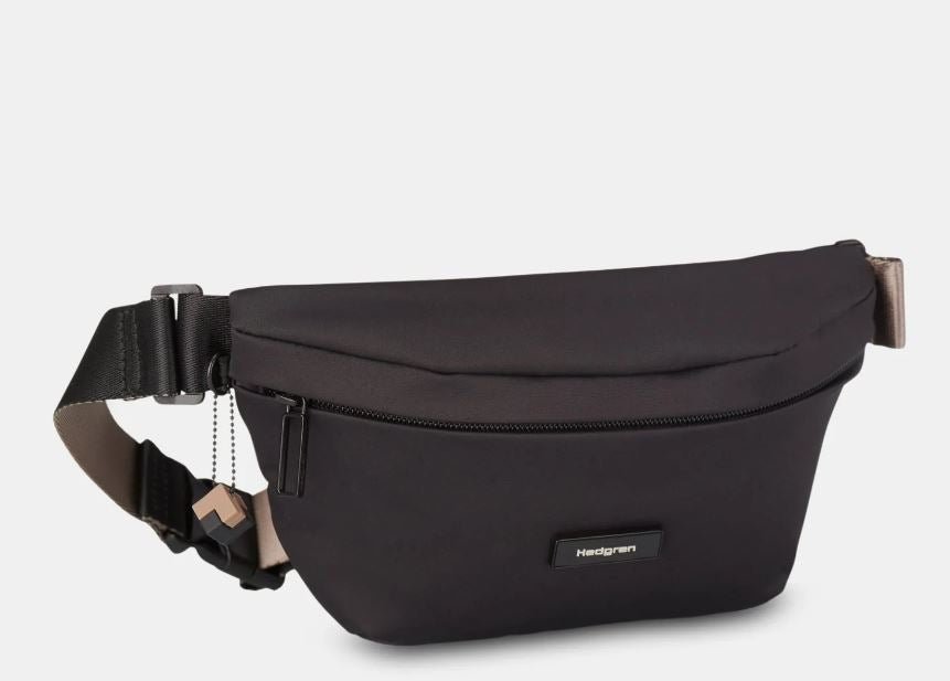 Halo Waist Bag - Black | Hedgren | Travel Bags | Thirty 16 Williamstown