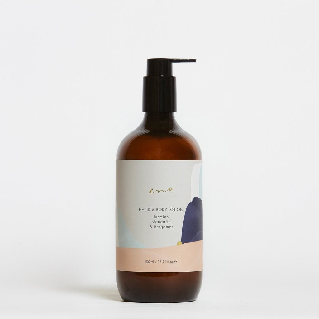 Hand &amp; Body Lotion - Jasmine, Mandarin &amp; Bergamot 500ml | Ena | Body Lotion &amp; Wash | Thirty 16 Williamstown