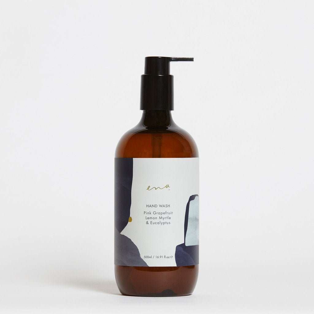 Hand Wash - Pink Grapefruit, Lemon Myrtle & Eucalyptus 500ml | Ena | Body Lotion & Wash | Thirty 16 Williamstown