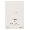Happy 1st Mother&#39;s Day Linked Circles Necklace - Silver | Petals | Jewellery | Thirty 16 Williamstown