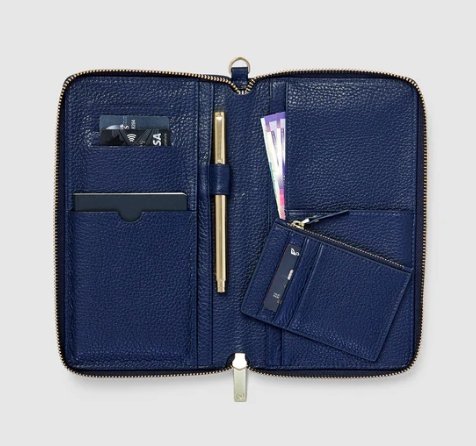 Hemingway Travel Wallet - Navy | Kinnon | Business & Travel Bags & Accessories | Thirty 16 Williamstown