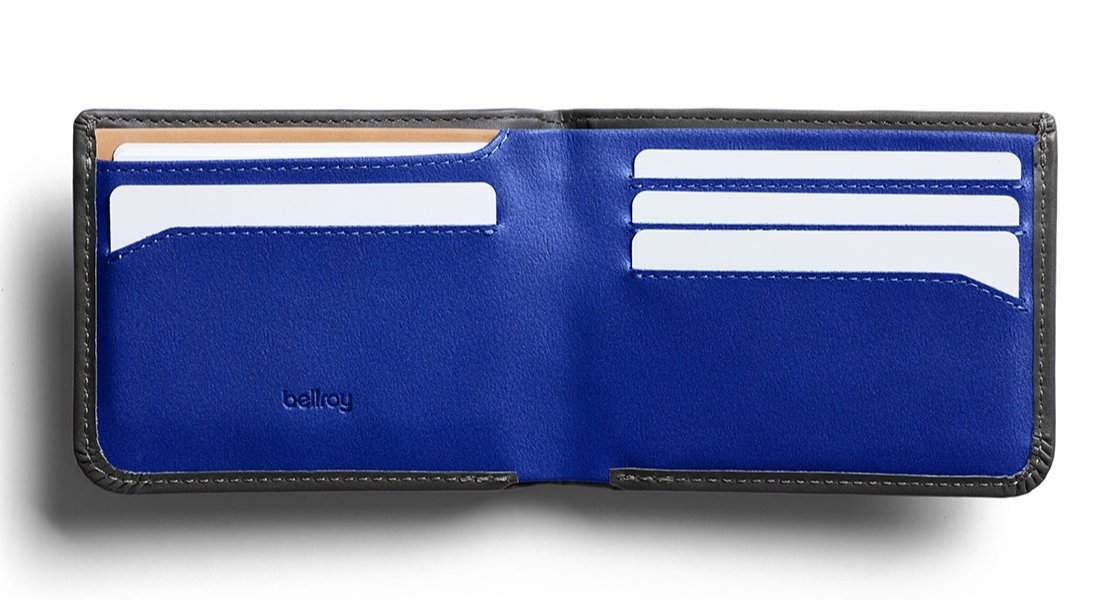 Hide & Seek Wallet - Charcoal Cobalt | Bellroy | Men's Leather | Thirty 16 Williamstown