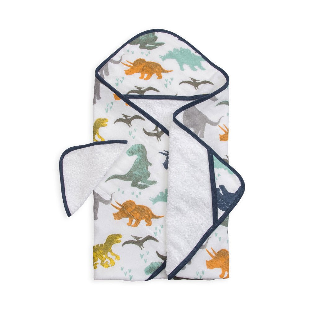Hooded Towel & Wash Cloth Dino Friends | Little Unicorn | Bath Time | Thirty 16 Williamstown