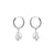 Huggie Freshwater Pearl Earrings - Silver | DPI Jewellery | Jewellery | Thirty 16 Williamstown