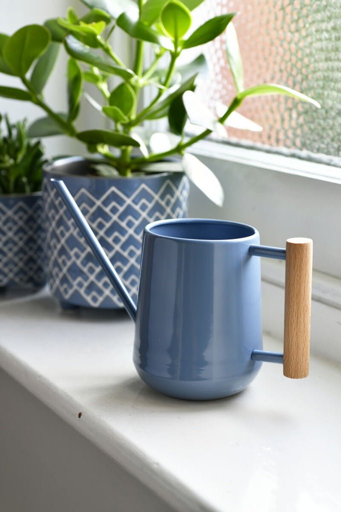 Indoor Watering Can - Heritage Blue | Garden Trading | Watering Misters &amp; Cans | Thirty 16 Williamstown