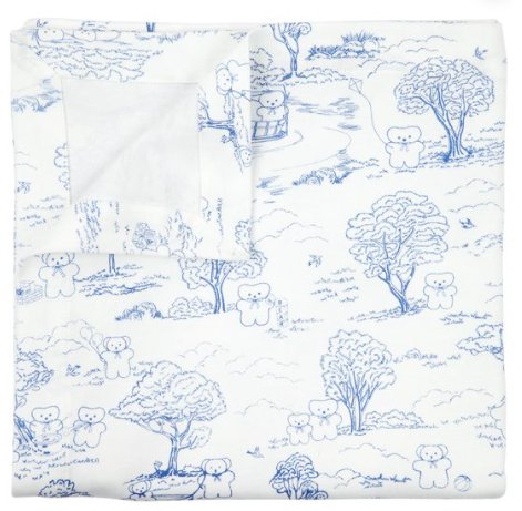 Jersey Wrap – Blue | FLATOUT Bears | Bedding, Blankets & Swaddles | Thirty 16 Williamstown