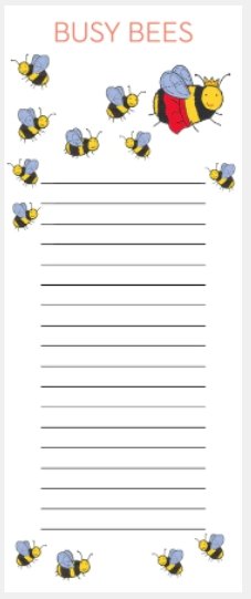 Jotter - Busy Bees | All Gifts Australia | Magnets & Jotters | Thirty 16 Williamstown