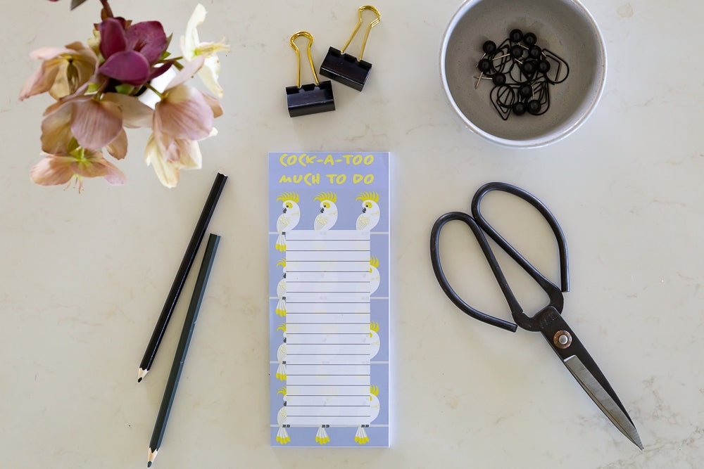 Jotter - Cockatoo Much to Do | All Gifts Australia | Stationary | Thirty 16 Williamstown