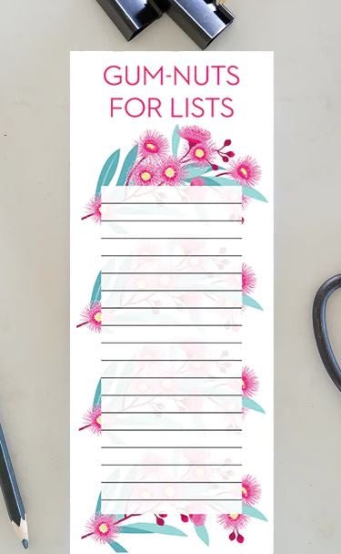 Jotter - Gum Nuts For Lists | All Gifts Australia | Kitchen Accessories | Thirty 16 Williamstown