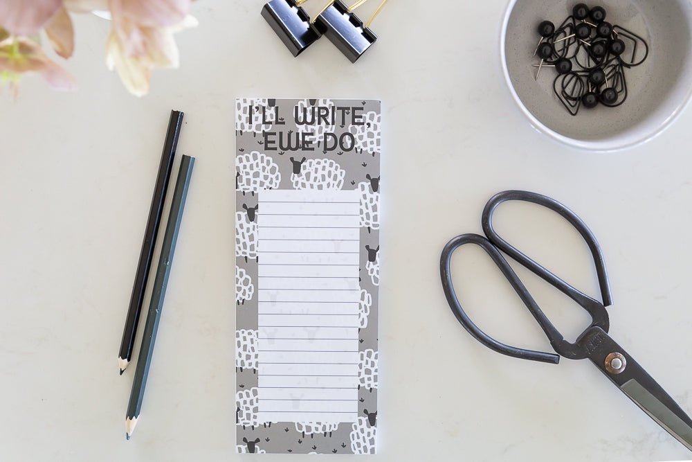 Jotter - I'll Write, Ewe Do (Grey Sheep) | All Gifts Australia | Stationary | Thirty 16 Williamstown